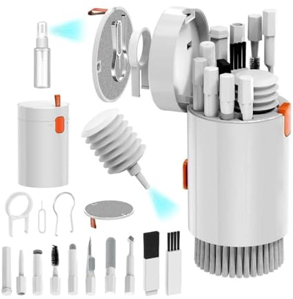 SHOOYIO 20 In 1 Kit di Pulizia Della Tastiera Con Spazzola Kit di Pulizia Della Cuffia Per Accessori PC Per Il Computer Portatile Telefoni Cellulari Set di Pulizia