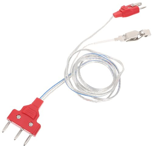 Cabilock Cordon De Masque D'escrime Rouge, Câble De Clôture en Aluminium, Connecteur De Fil Pratique, Équipement De Fleuret, Câble Résistant pour Compétition, Multi-usages, Usage Sportif D'escrime