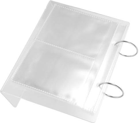 SWETRACE Album de Rangement pour Autocollants de Nail Art Transparent, Format 4 Pouces, 68 Emplacements, Organisateur Multifonction pour Présentation et Protection de Stickers Ongles,
