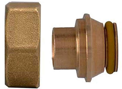 Rubinetterie Bresciane Raccordo Diritto In Bronzo A Saldare 18 X 3/4