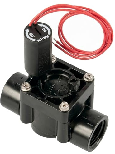 Electrovalvula de Riego 1'' PGV100 Hunter 24V | Pack 4 Electrovalvulas Riego con Solenoide de 24 Voltios | Valvula Hembra de Riego para Programador Electrico | Sistemas de Riego Confiable