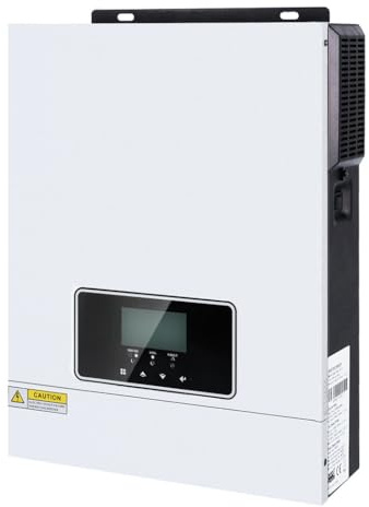 Y&H 1600W Solar-Hybrid-Wechselrichter,netzunabhängiger reiner Sinus-Wechselrichter mit 80A MPPT Solar-Ladegerät+AC-Ladegerät,Max PV 2000W DC30-400V Eingang,geeignet für 12V Blei-Säure/Lithium-Batterie