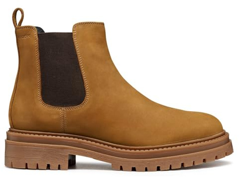 Geox D Iridea, Stivale alla Caviglia Donna, Lion Dk Brown, 40 EU