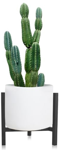 Azyvum 2er Pack Verstellbarer Pflanzenständer für Innen Außenbereich, Einfach zu Montieren Blumenständer aus Metall Schwerlast-Halterungsgestell Passend für 20-31CM Pflanzentöpfe (1 Stück)