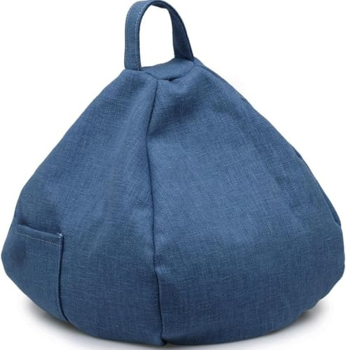 AESZITTEW Coussin pour tablette, pouf - Support pour smartphone, tablette, livre avec poche latérale (#2)