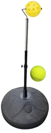 QUXVUIS Allenatore di Tennis Portatile L'allenatore di Swing Tennis Porta l'allenamento Professionale a casa, in Giardino, al Parco o in Palestra. La traiettoria dello Swing è Molto Stabile.