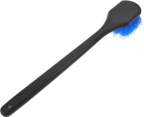 Toyvian Cepillo Limpiador para Baño de Pájaros con Mango Largo, Cerdas Duras Azul, para Fuente y Comedero Exterior, Accesorio de Limpieza para Baños y Comederos de Aves en Jardín