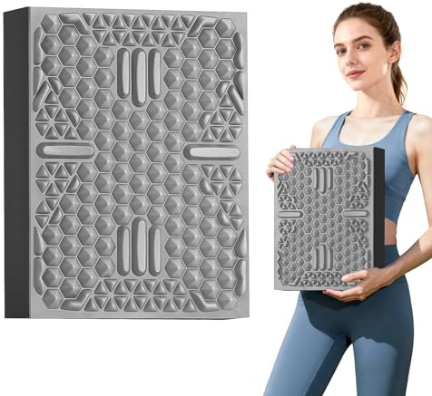 HAPBEAR Balance Pad 2 in 1 – Cuscino Equilibrio e Massaggio 38x30 cm, Base Antiscivolo TPE, EVA Alta Densità, Spessore 5,7 cm – Fisioterapia, Riabilitazione, Yoga e Fitness a Casa