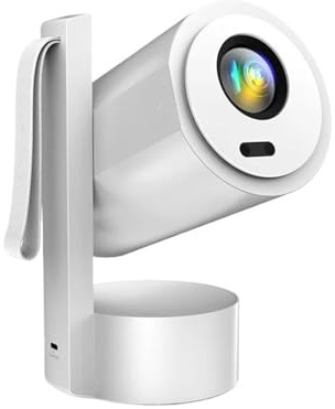 Bärbar projektor, Smart Full HD 1080P LED-projektor Hemmabioprojektor Beamer Med Auto
