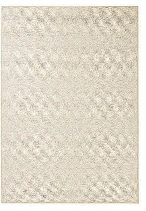 BT Carpet Wolly Teppich – Wohnzimmerteppich Flachgewebe Kurzflor Woll-Optik Wolle Skandi-Look Esszimmer, Wohnzimmer, Kinderzimmer, Schlafzimmer – Creme, 140x200cm