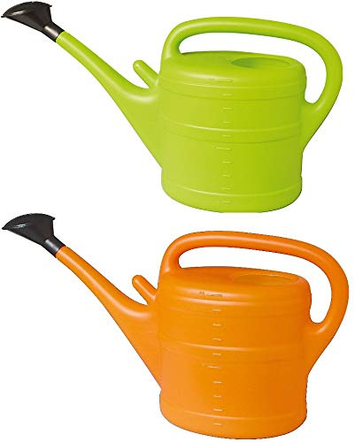 Watering Can, 10L, Large Choice of Colours, Pack of 2