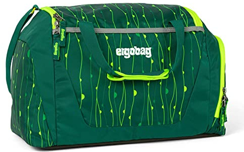 Ergobag Duffel Bag - Sporttasche für Kinder, Unisex, Lianengrün, 20 l