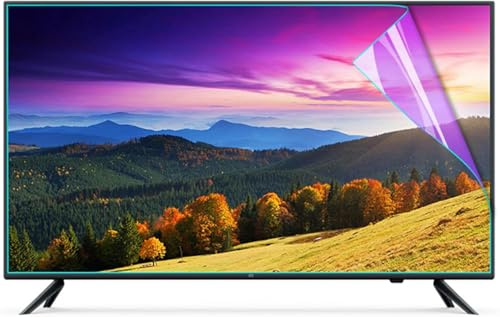 AYCDL Tv-Displayschutzfolie Gegen Blaues Licht, Augenschutz, Kratzschutz, Reduziert Augenermüdung Und Augenbelastung Für LCD, Led, OLED Und QLED 4K Hdt/A / 52 Zoll 1,A-42 Inches 917x516 mm