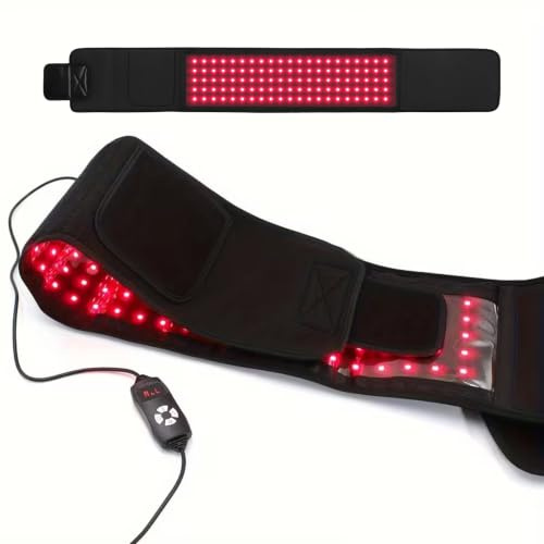 Red-Light-Belt-for-Body,2026 Upgraded 5 Modes Near Infrared Light for Body,High Efficiency Lamp Dual-Wave(660nm & 850nm) LEDs,Multi-Mode Customization