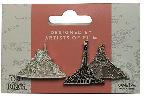 Unbekannt Weta Collectibles Lord of The Rings Collectors Pins 2-Pack Minas Tirith & Mt. Doom