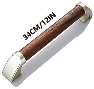 GJHW Barre D'appui Bois pour Salle de Bain, Poignée de Baignoire Mural pour Salle de Bain/Toilette/Couloir/escaliers, Antidérapant Étanche Barre de Maintien, Personnes âgées, blessures12 in