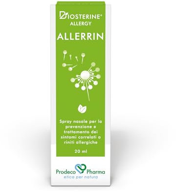 Prodeco Pharma Biosterine Allergy ALLERIN Spray Nasale 20 ml - Per la Prevenzione e Trattamento dei Sintomi Correlati a Riniti Allergiche