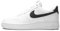 NIKE Air Force 1 '07, Zapatillas Hombre, Blanco White Black 100, 47 EU