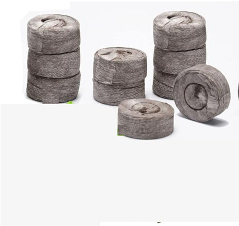 GAODA Pastiglie di terriccio di cocco con sostanze nutritive, compresse di sorgente per la coltivazione di vasi di torba, terriccio seminale, con torba per la coltivazione di piante (50 pezzi), 3x1CM
