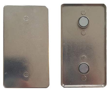 geo-versand Geocaching Versteck magnetisch D5 Metall Platte mit Magnet Schwer Geocache