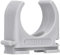 100 Stück M25 Rohr-Klemmschellen PP Kunststoff M16-M50 16mm bis 50mm für Stangenrohr Isorohr Leerrohr anreihbar zum Festschrauben Grau Voxura