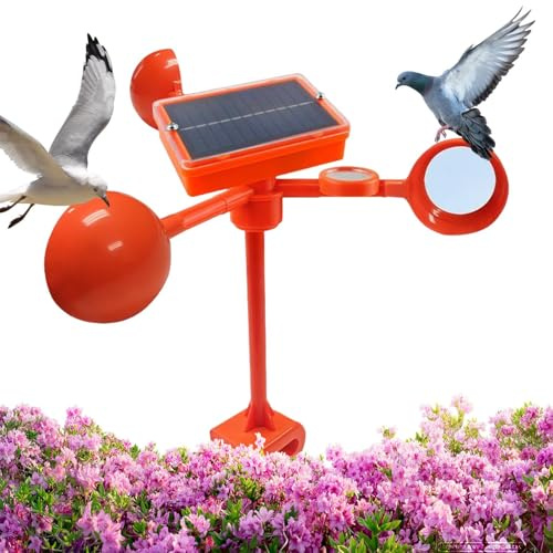 Lutte solaire contre les nuisibles en plein air, protection de jardin | Accessoire d'appareils à ultrasons avec détecteur de mouvement, dissuasion humaine pour oiseaux chats