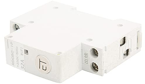 Odorkle Smart Breaker 1P 6A Fjärrkontroll Kretsbrytare, Magnetisk Mekanism, Multipelskydd, Enkel Kabeldragning, med APP-användning, $Smart Breaker Krets Energiövervakningsbox (1P 32A)