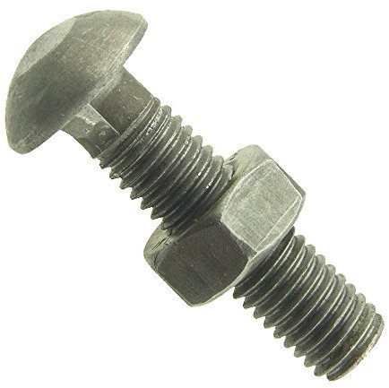 Halbrundschraube mit Nase DIN 607 Mu 4.6 Stahl blank M 8 x 35-200 Stück
