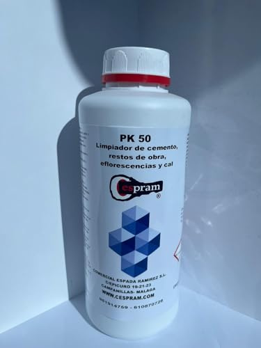Cespram. Desincrustante de obra y limpiador químico de incrustaciones calcáreas y oxido. Pk 50. Envase de 1 litro (1)