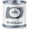 Metall und Holz lack Buntlack MATT 2in1 Weißaluminium RAL 9006 Aluminium Grundierung+Lack für Innen & Außen Decklack - besonders robust & schnelltrocknend - Lausitzer Farbwerke (2,5 L)