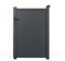 BillyOh Nova Pedestrian Aluminium Gate Full Privacy Metal Safety Outdoor Garden Gate with Lock (100cm x 142cm)