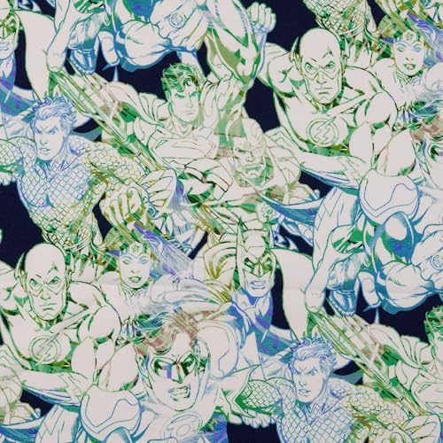 MAGAM-Stoffe Super Helden Jersey Kinder Stoff Oeko-Tex Meterware 50cm (Avengers)