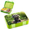 Jarlson® Brotdose Kinder mit Fächern - TONI Lunchbox - Bento Box auslaufsicher – Jausenbox für Kindergarten und Schule - Mädchen und Jungen | Vesperbox | Snackbox (WASCHBÄR)