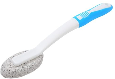 Toalettpimpsten med handtag 30 cm ergonomisk pimpsten toalettskål rengörare repfri pimpsten för klanering toalett, poolplattor, golvplattor pimpsten toalettrengöring