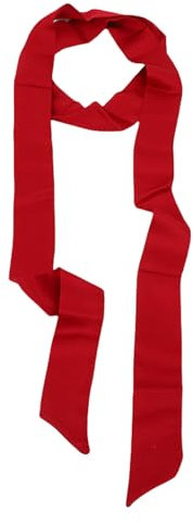 Damen Rotes Tuch,Einfarbiger Seidenhalstuch,Long Scarf,Seidentuch,Weicher und Leichter,Seidenschal,Damen Satin Gürtel,Dekoratives Halstuch Kopftuch,Elegante,Geschenk,Kleid Bund Hut Zubehör für Fraue