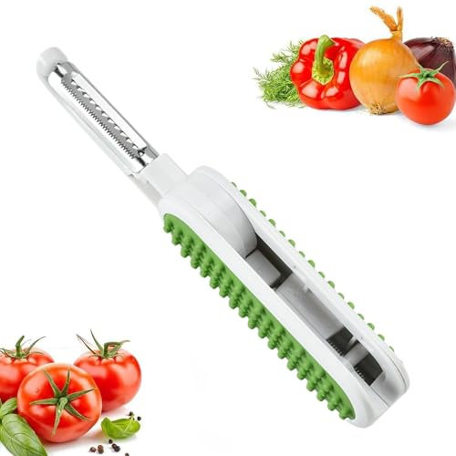 Ruwshuuk Éplucheur de pommes de terre, éplucheur de légumes,Éplucheur de cuisine pliable - L'outil de cuisine pour les légumes, les fruits, la pomme de terre, la carotte, la poignée sans glissement,