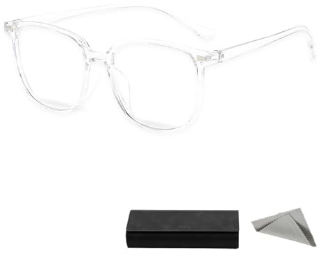 Dstarymnix Gafas Luz Azul,gafas gaming,para Gaming y Ordenador, Filtro UV400, Reducen Fatiga Visual, Cómodas y Livianas, Diseño Elegante, Incluye Estuche PU y Paño de Limpieza