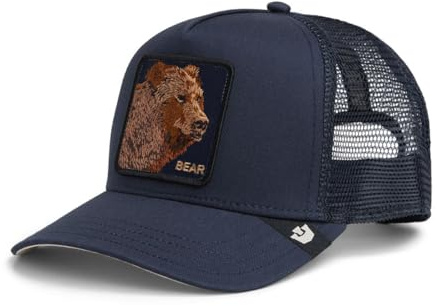 Goorin Bear Trucker Hat - 57/43 Poly Cotton Blend - Edge - One Size - Unisex