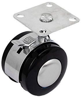 Aexit Office Chair Alloy Swivel Twin Wheel Plate Caster w Blak-e 2 Black (f9b2782c46262b496c27688d35373de3)