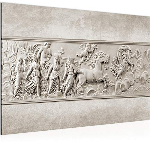 Runa Art Quadro Antico Bassorilievo Roma Moderni Murale - Made In Germany - 0 Beige Corridoio 025615a