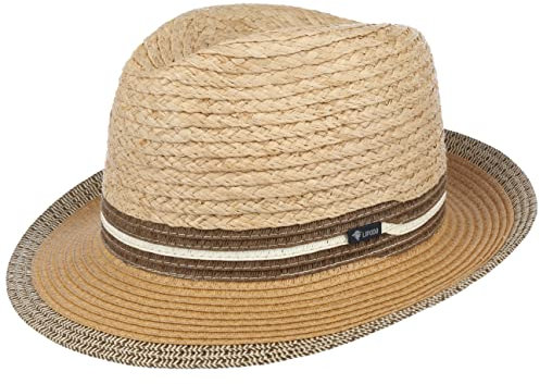 Lipodo Temilio Bogart Straw Fedora Made in Italy Unisex Summer