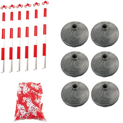 Laser 6701 Set of 6 Posts & Bases with Chain