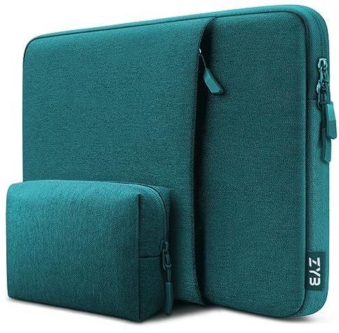 ZYB 13.3 Zoll Laptop Hülle,MacBook Air Tasche für MacBook Air 13 13.6 M4 M3 M2 M1 2025 2024-2012,MacBook Pro 14/13 M4 M3 M2 M1 2025 2024-2012,Surface Laptop Huawei Lenovo Schutzhülle 13.3-Teal