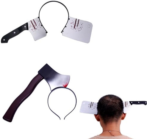 Halloween Bandes de Cheveux, Halloween Tête Décoration Sanglant, Serre Tete Halloween, Cosplay Bandeau Décoration de Bandeau de fête d'horreur d'halloween, Halloween Carnaval Mascarade, 2 Styles