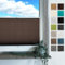 Rollmayer Plissee mit Bohren, Plisseerollo Faltrollo Sichtschutz und Sonnenschutz für Fenster und Tür Premiumqualität Falte für Zuhause, 3 Kollektionen(Binco Braun,B25cm x H200cm)