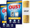 OUST Descaler - All Purpose Limescale Remover, 2 Sachets x 2 Pack (Total 4 Sachets) with Terry Microfiber Cloth