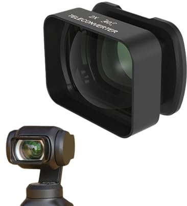 Lente de Teleobjetivo 2X para Lente de Fotografía de Teleconvertidor Magnético, Recubrimiento HD 2X Aumento Lentes Adicionales para Spirit Eye
