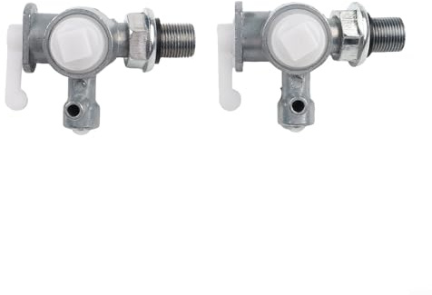Oniissy Lot de 2 valves d'arrêt de réservoir de carburant pour moteurs EY15, EY20, EY28, RGX3500, RGX2400, en alliage d'aluminium et en plastique, compatible avec les pièces de tondeuse à gazon