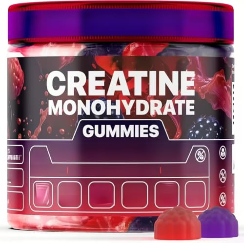 Creatine Monohydrate Gummies, för atletisk träning | Uthållig energi och muskelåterställning
