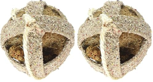 Quiko Fitness Foodball Grit 100g - Snack and play fun for birds (Pack of 2)